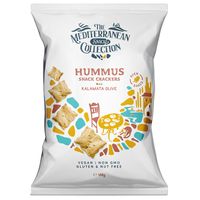 The Mediterranean Collection Hummus Snack Crackers Kalamata Olives